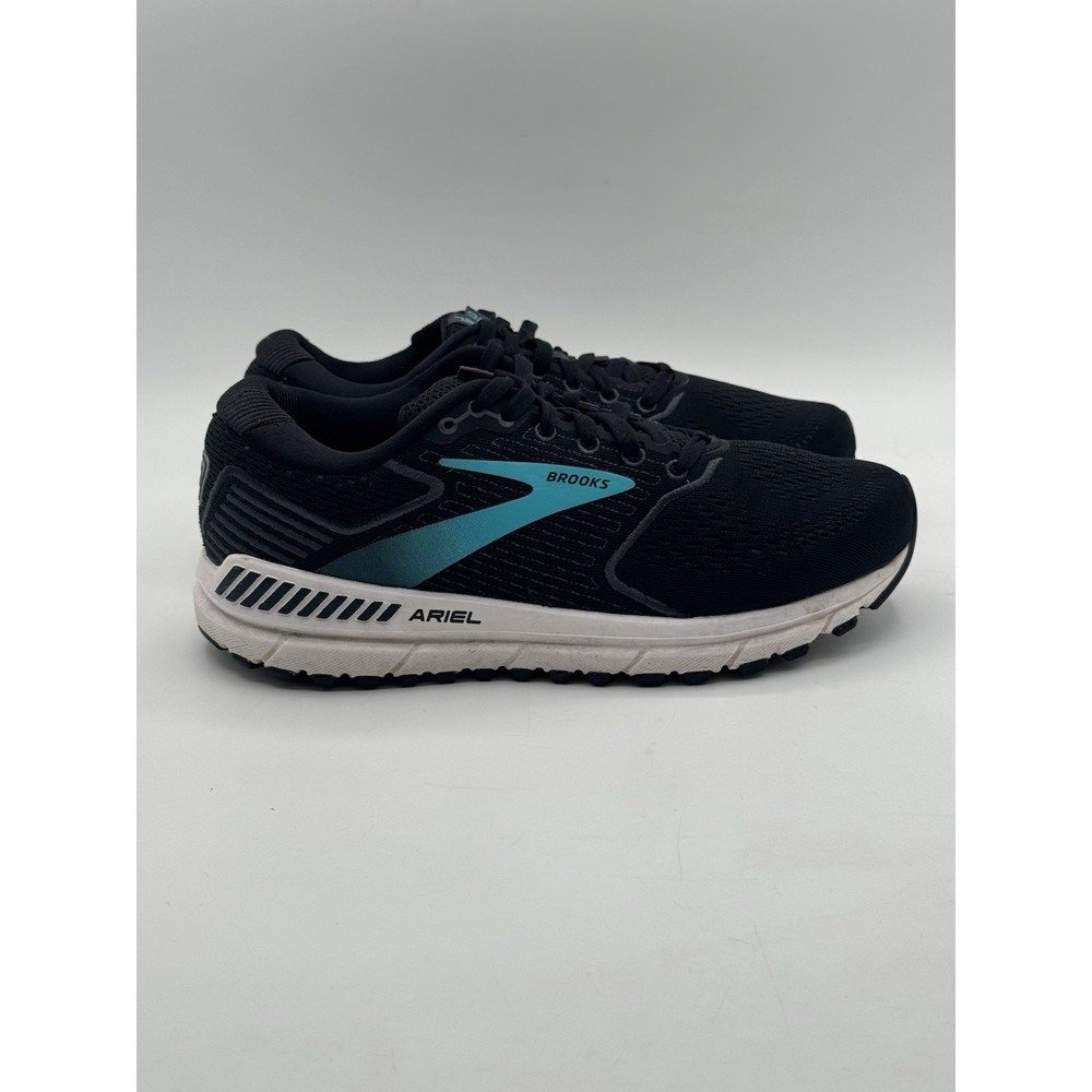Brooks Ariel 20 Womens Size 8.5Med Shoes Black Blue Running Sneakers 1203151B064